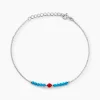 Marc Orian Bracelets|Idées Cadeaux Femme > Bracelet Behati Argent Blanc Corail Turquoise