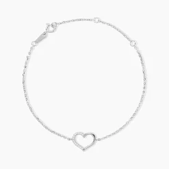 Marc Orian Bijoux Zirconium|Bracelets > Bracelet Bertille Argent Blanc Oxyde De Zirconium