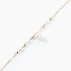 Bracelet Bindy Or Jaune Perle De Culture