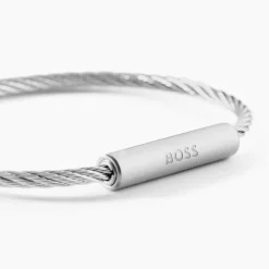BOSS BIJOUX Bracelets Homme|Bracelets Acier Inoxydable > Bracelet Boss Alek Acier Blanc