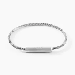 BOSS BIJOUX Bracelets Homme|Bracelets Acier Inoxydable > Bracelet Boss Alek Acier Blanc
