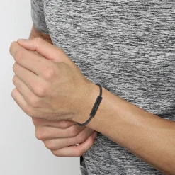 BOSS BIJOUX Bracelets Homme|Bracelets Acier Inoxydable > Bracelet Boss Alek Acier Noir