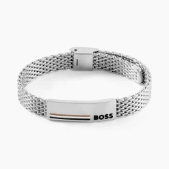 BOSS BIJOUX Bracelets Homme|Bracelets Acier Inoxydable > Bracelet Boss Alen Acier Blanc