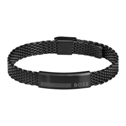 BOSS BIJOUX Bracelets Homme|Bracelets Acier Inoxydable > Bracelet Boss Alen Acier Noir