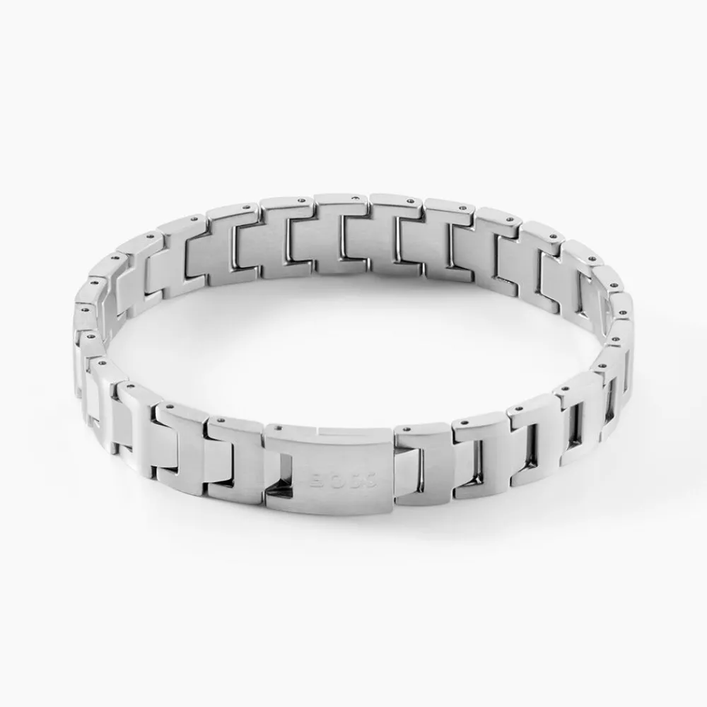BOSS BIJOUX Bracelets Homme|Bracelets Acier Inoxydable > Bracelet Boss Candor Acier Blanc