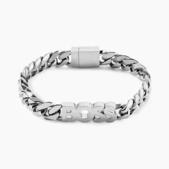 BOSS BIJOUX Bracelets Homme|Bracelets Acier Inoxydable > Bracelet Boss Kassy Acier Blanc