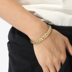 BOSS BIJOUX Bracelets Homme|Bracelets Acier Inoxydable > Bracelet Boss Kassy Acier Jaune