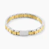 BOSS BIJOUX Bracelets Homme|Bracelets Acier Inoxydable > Bracelet Boss Links Essentials Acier Bicolore