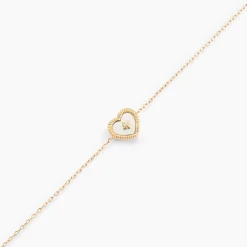 Marc Orian Bracelets Or|Cadeaux Mariage > Bracelet Bronte Or Jaune Nacre Diamant