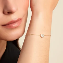 Marc Orian Bracelets Or|Cadeaux Mariage > Bracelet Bronte Or Jaune Nacre Diamant