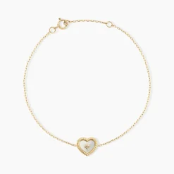 Marc Orian Bracelets Or|Cadeaux Mariage > Bracelet Bronte Or Jaune Nacre Diamant