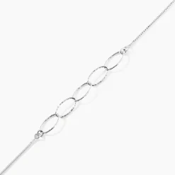 Bracelet Bulle Argent Blanc