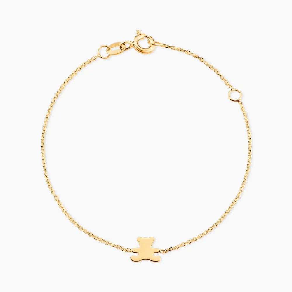 Marc Orian Bracelets Or|Bracelets Enfants > Bracelet Calina Ourson Or Jaune