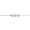 Bracelet Carlana Or Blanc Oxyde De Zirconium