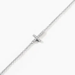 Marc Orian Bijoux Zirconium|Bracelets Fantaisie > Bracelet Carlie Argent Blanc Oxyde De Zirconium