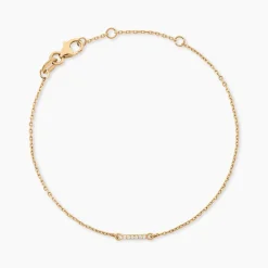 Bracelet Carmelia Plaqué Or Jaune Oxyde De Zirconium