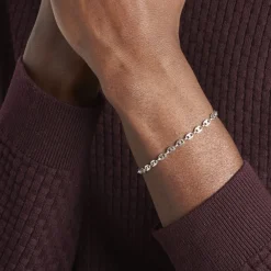 Marc Orian Bracelets Mailles|Bracelets Homme > Bracelet Carrus Argent Blanc
