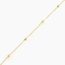 Marc Orian Bracelets Or|Bracelets Enfants > Bracelet Chaine Boules Alternees Or Jaune