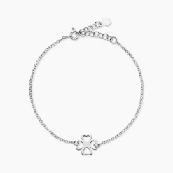 Marc Orian Bijoux Trèfle|Bracelets > Bracelet Chance Argent Blanc