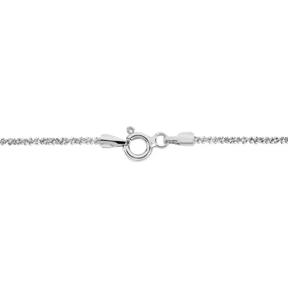 Marc Orian Bracelets|Idées Cadeaux Femme > Bracelet Cherame Maille Criss Cross Argent Blanc