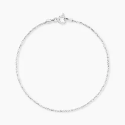 Marc Orian Bracelets|Idées Cadeaux Femme > Bracelet Cherame Maille Criss Cross Argent Blanc