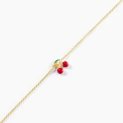Marc Orian Bracelets Or|Bracelets Enfants > Bracelet Cherry Cerise Or Jaune