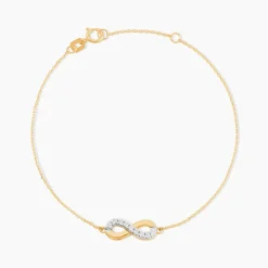 Bracelet Chlothilde Or Jaune Diamant