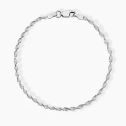 Marc Orian Bracelets|Idées Cadeaux Femme > Bracelet Ciana Torsade Diamante Argent Blanc
