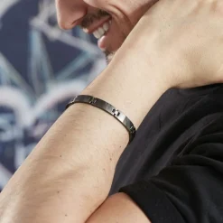 PHEBUS HIM Bracelets Homme|Bracelets Acier Inoxydable > Bracelet Clara-rose Acier Noir