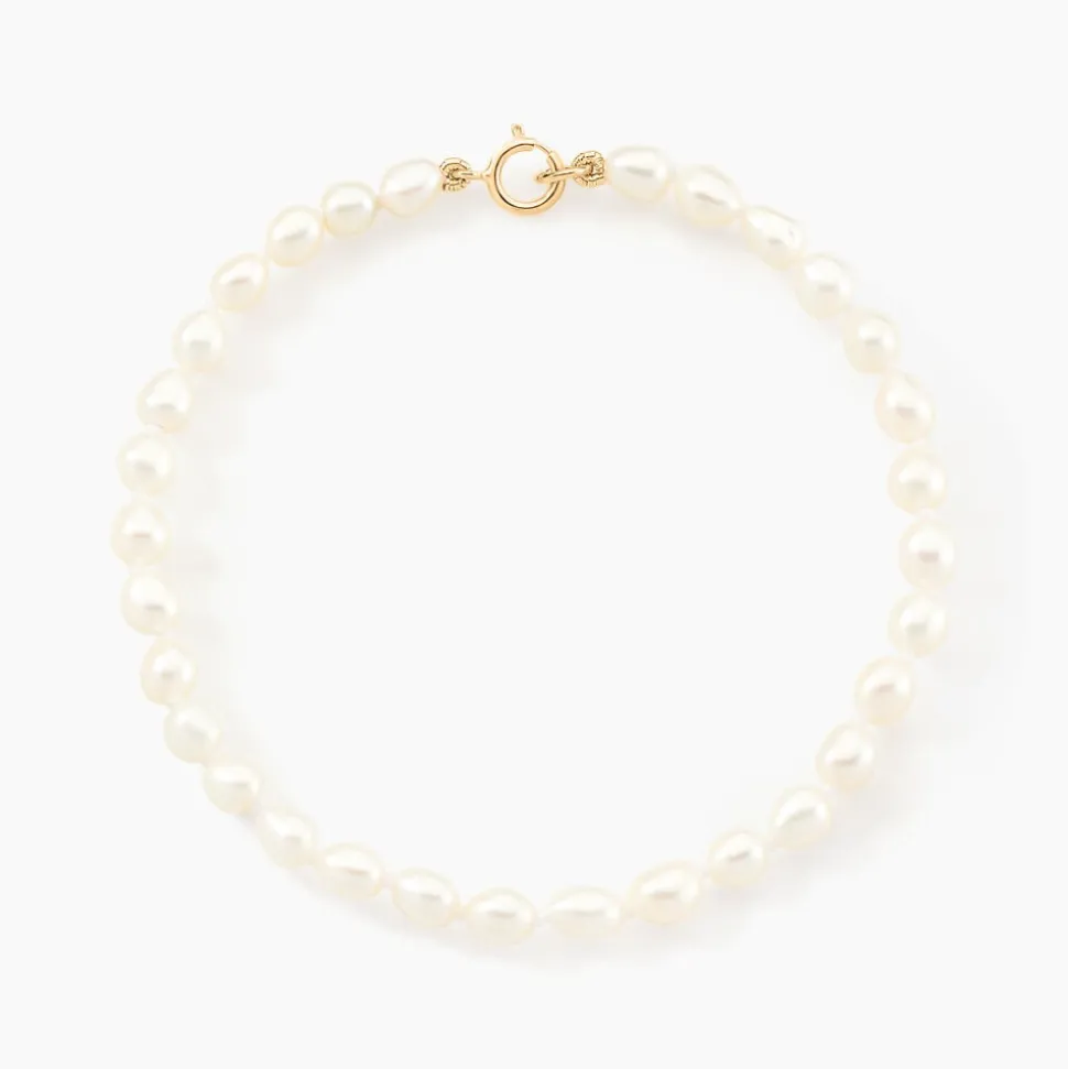 Bracelet Clementia Or Jaune Perle De Culture