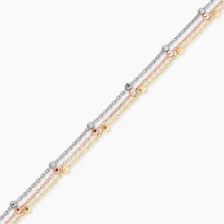 Marc Orian Bracelets|Idées Cadeaux Femme > Bracelet Clorinthe Argent Tricolore