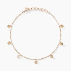 Bracelet Collie Argent Rose Oxyde De Zirconium