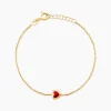 Marc Orian Bracelets Or|Bracelets Enfants > Bracelet Coralie Coeur Or Jaune