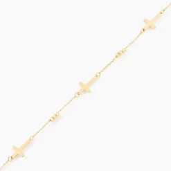 Bracelet Cruza Or Jaune