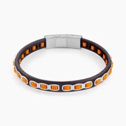 Bracelet Cuir De Vache Marron