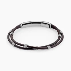 Bracelet Cuir De Vache Marron