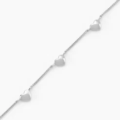 Marc Orian Bracelets|Bijoux Fantaisie > Bracelet Cœur D'amour Argent Blanc