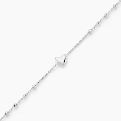 Marc Orian Bracelets|Bijoux Coeur > Bracelet Cœur D'amour Argent Blanc