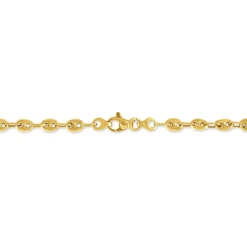 Bracelet Dami Maille Grain De Cafe Or Jaune