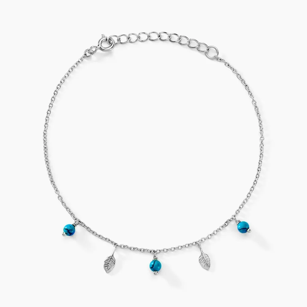 Marc Orian Bracelets|Idées Cadeaux Femme > Bracelet Darcie Argent Blanc Turquoise