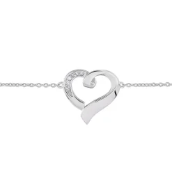 Bracelet Daviane Argent Blanc Oxyde De Zirconium