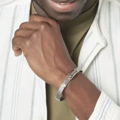 JOURDAN Bracelets Homme|Bracelets Acier Inoxydable > Bracelet Davilia Or Acier Bicolore