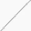 Bracelet Declaration Argent Blanc Oxyde De Zirconium
