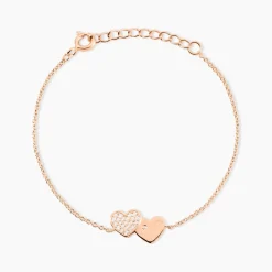 Bracelet Deven Argent Rose Oxyde De Zirconium