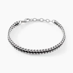 Bracelet Dilhan Acier Blanc