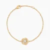 Bracelet Djanaelle Plaqué Or Jaune Oxyde De Zirconium