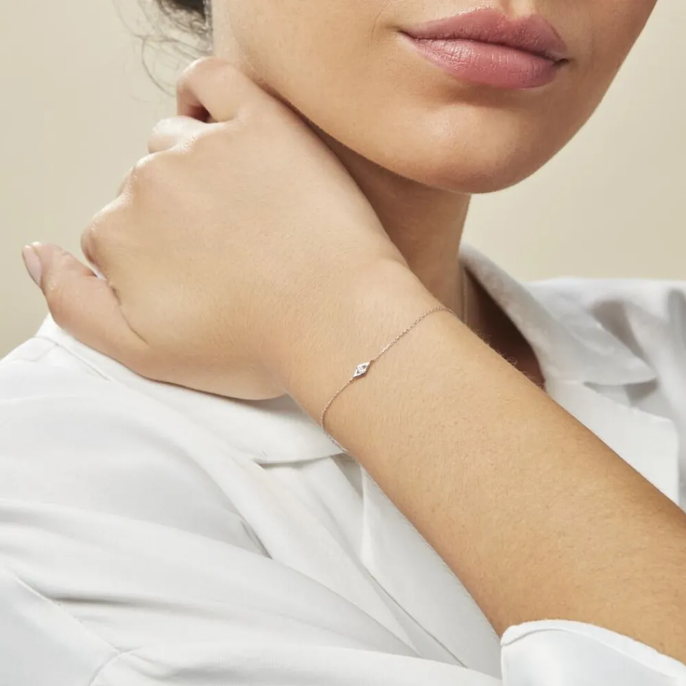 Marc Orian Bracelets Or|Bracelets Diamant > Bracelet Eirena Or Blanc Diamant