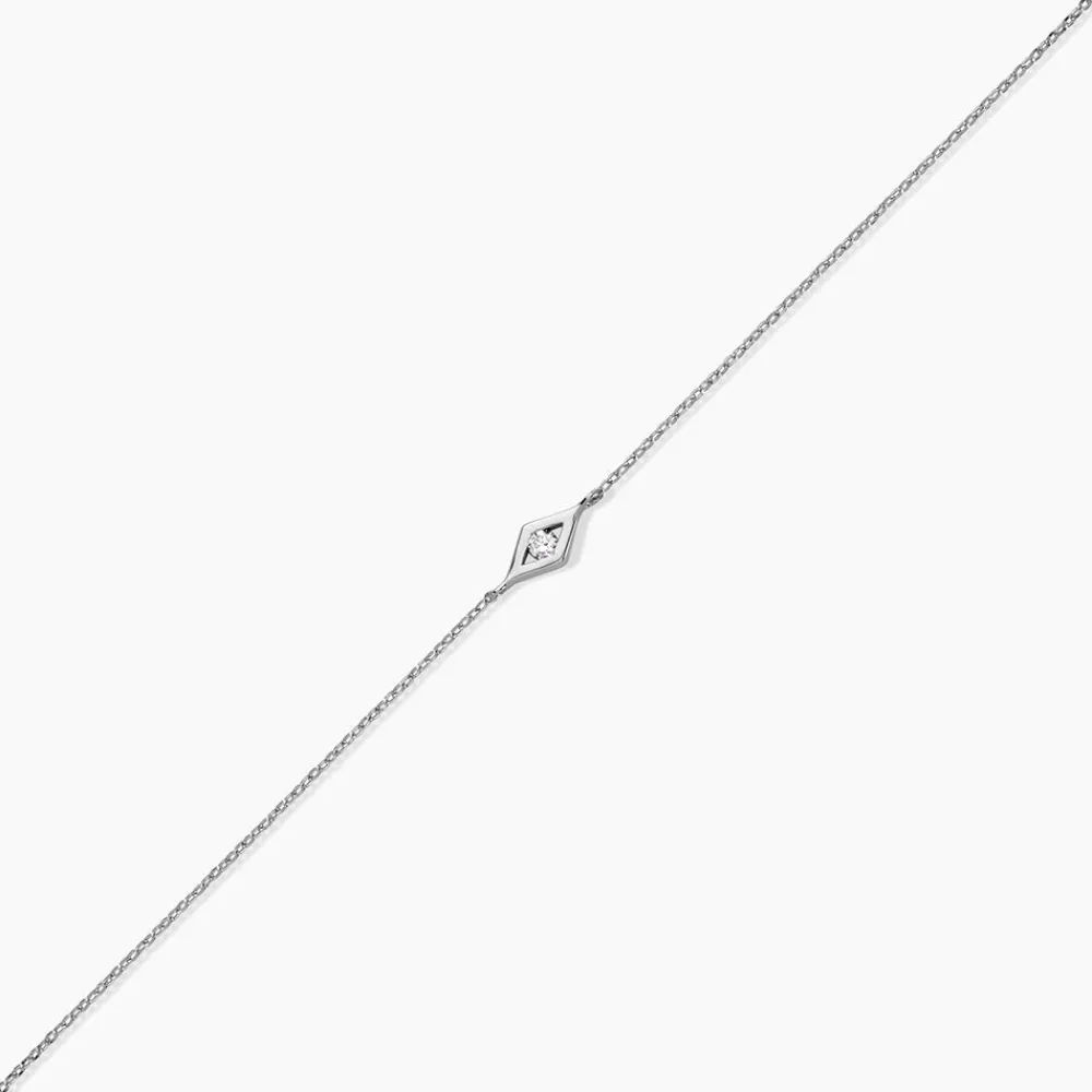 Marc Orian Bracelets Or|Bracelets Diamant > Bracelet Eirena Or Blanc Diamant