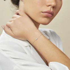 Marc Orian Bracelets Or|Bracelets Diamant > Bracelet Eirena Or Blanc Diamant