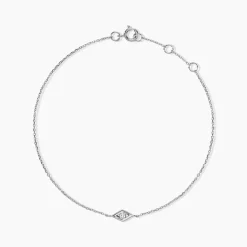 Marc Orian Bracelets Or|Bracelets Diamant > Bracelet Eirena Or Blanc Diamant